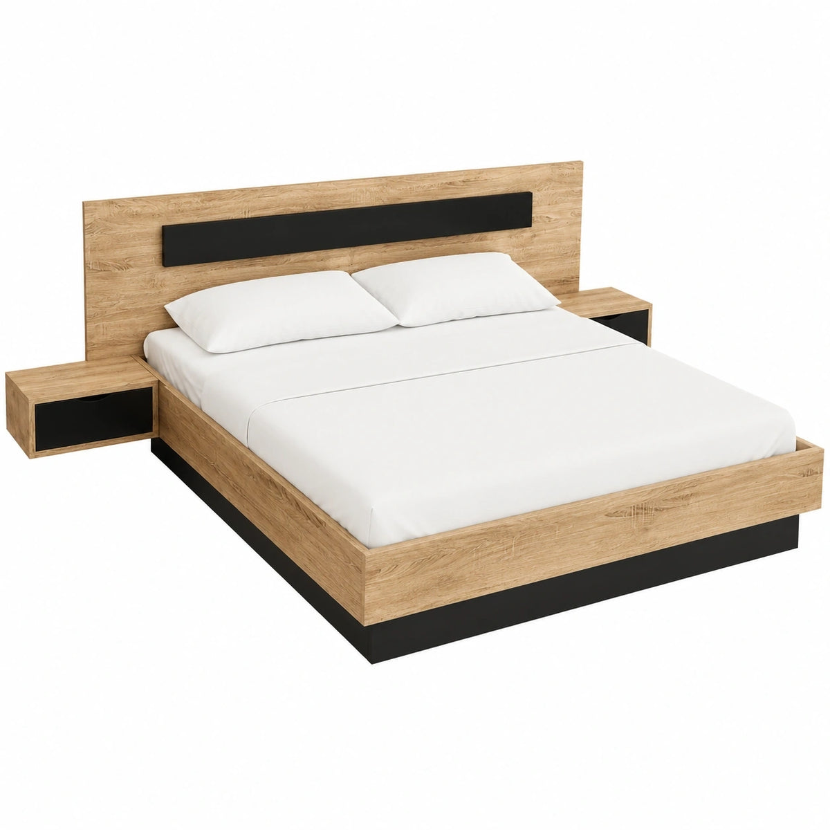 lit-double-avec-tete-de-lit-et-chevets-integres-sommier-140-x-190-cm-wopapd7175uw