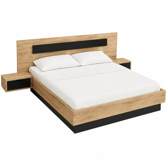 lit-double-avec-tete-de-lit-et-chevets-integres-sommier-140-x-190-cm-wopapd7175uw